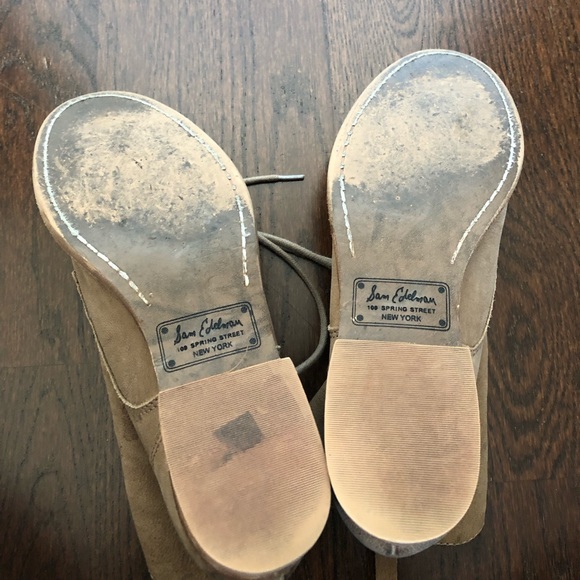 💥 Sam Edelman Mare Lace Up Booties - Picture 4 of 9